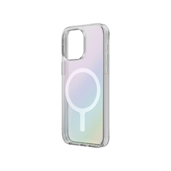 Ốp Lưng Uniq Hybrid Magclick Charging LifePro Xtreme Iridescent Cho iPhone 15 Pro Max Mặt Lưng 07 Màu Có Sạc Không Dây
