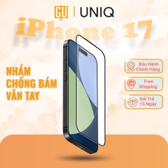 Kính Cường Lực iPhone 17 Series UNIQ OPTIX COVEX MATTE Nhám Chống Bám Vân Tay Không Bám Bẩn Thích Hợp Cho Game Thủ