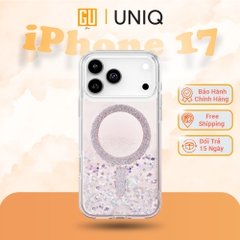 Ốp Lưng UNIQ COEHL SOLEA Cho iPhone 17 Pro/ 17 Pro Max Hỗ Trợ Sạc Không Dây Từ Tính Phản Chiếu Ánh Sáng Ấm Áp Lấp Lánh