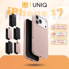 Ốp Lưng iPhone 17 Pro/ 17 Pro Max UNIQ LINO Silicone Lỏng Cao Cấp Siêu Mỏng Nhẹ Chống Sốc 2.5m Chống Bám Bụi Bẩn