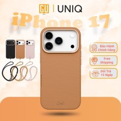 Ốp Lưng Da UNIQ COEHL MIRELLE Cho iPhone 17 Pro/ 17 Pro Max Hoàn Thiện Tinh Tế Nét Thanh Lịch Cổ Điển Chi Tiết Hiện Đại