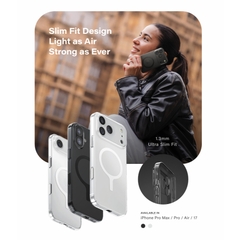 Ốp Lưng iPhone 17/ 17 Air/ 17 Pro/ 17 Pro Max UNIQ AIRSUIT Mỏng Nhẹ Nút Cảm Ứng Camera Hỗ Trợ MagClick™ Ốp Che Cụm Cam