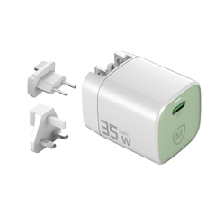 Củ sạc MicroPack POWER SERVER 35 MWC-135 Chip GAN Mạnh Mẽ Nhỏ Gọn Tặng Kèm Phích Tương Thích UK/ US/ EU
