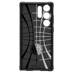 Ốp Spigen Rugged Armor dành cho Samsung Galaxy S23 Ultra Matte Black Chống sốc, tương thích sạc không đây