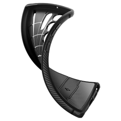 Ốp Spigen Rugged Armor dành cho Samsung Galaxy S23 Ultra Matte Black Chống sốc, tương thích sạc không đây