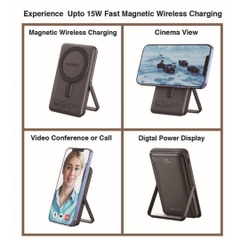 Pin Dự Phòng Mazer Infinite Boost Mag Stand Mini Qi Wireless MagAir13 Sạc Không Dây dung lượng 10000mAh