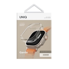 Ốp Đồng Hồ Chống Trầy Xước Uniq Garde Hybrid With Screen Protection dành cho Apple Watch Ultra (49mm) bằng PC cảm ứng siêu nhạy độ cứng 4H chống xước