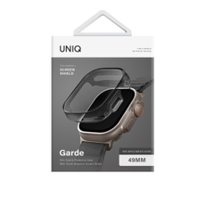 Ốp Đồng Hồ Chống Trầy Xước Uniq Garde Hybrid With Screen Protection dành cho Apple Watch Ultra (49mm) bằng PC cảm ứng siêu nhạy độ cứng 4H chống xước