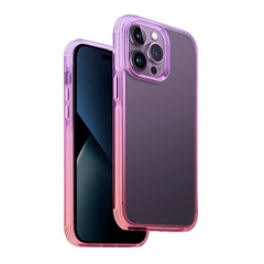 Ốp Lưng Tím Mộng Mơ Uniq Hybrid Combat Duo For iPhone 14 series màu mới Lavender Pink đẹp lạ chống sốc 4m
