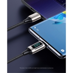 Cáp Sạc Có Đèn Hiển Thị Usams Cable U78 Type-C to Lightning Digital Display PD 20W 1.2m Sạc nhanh