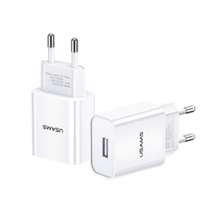 Cốc Sạc Nhanh Không Nóng Usams Single USB T18 USB 2.1A / T22 QC 3.0 3A / Combo củ-cáp USAMS T21 2.1A kèm Cáp Type C