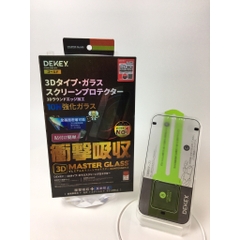 Kính Cường Lực Có Khung Tự Thay Dekey 3D Master Glass Quintessence dành cho iPhone 14 Plus/ 14 Pro Max Kháng khuẩn chống khúc xạ khung tự dán