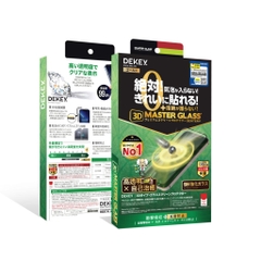 Kính Cường Lực Có Khung Tự Dán Dễ Dàng Dekey 3D Master Glass Sentery dành cho iPhone 14/ 14 Plus/ 14 Pro/ 14 Promax Khung tự dán cao cấp