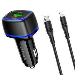 Bộ Sạc Xe Hơi Nhanh Và An Toàn Borofone BZ14A  Cổng kép Tương thích với PD20W