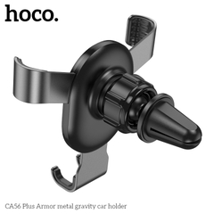 Giá Đỡ Ô Tô Xoay 360 Hoco. CA56 chất liệu hợp kim nhôm, chắc chắn tiện lợi, tích hợp điện thoại 4,5-6,7inch