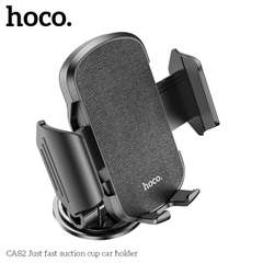 Giá Đỡ Cốc Hút Trên Ô tô Hoco. CA82 thao tác 1 tay dễ dàng cánh tay dưới diểu chỉnh phù hợp với điện thoại