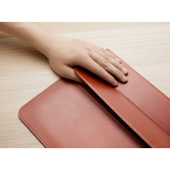 Túi Chống Sốc Hyper Hypershield Stand & Go Sleeve Cho Macbook Pro/Air 13″/14″ bằng da PU có thể dựng thành giá đỡ laptop