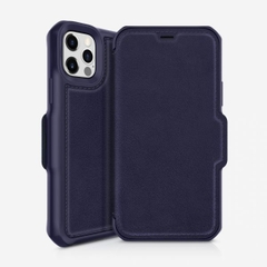 Ốp Công Nghệ Itskins Hybird Folio Leather dành cho iPhone 12 Pro Max chống sốc 3 lớp Honeycomd mang lại độ chống sốc cấp độ quận sự 3M