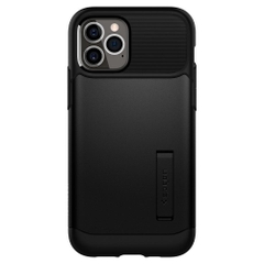 Ốp Lưng Spigen-Slim Armor dành cho iPhone 12/12 Pro, bền bỉ, chống va đập, có chân đế stan tích hợp để xem rảnh tay