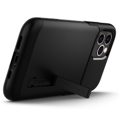 Ốp Lưng Spigen-Slim Armor dành cho iPhone 12/12 Pro, bền bỉ, chống va đập, có chân đế stan tích hợp để xem rảnh tay