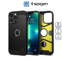 Ốp Lưng Có Chân Đế Stand Spigen Tough Armor cho iPhone 12 Pro Max - Gunmetal, bền bỉ, chống va đập, tích hợp để xem rảnh tay