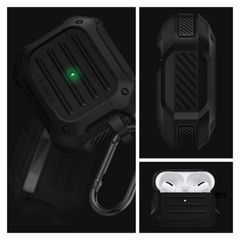 Ốp Tai Nghe Spigen-Tough Armor AirPods 2nd/1st Gen, thiết kế chắc chắn chống trầy xước, tích hợp sạc không dây