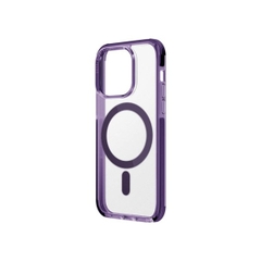 Ốp Uniq Hybrid Combat Duo For iPhone 14 Pro Max MagClick màu mới Purple đẹp lạ chống sốc