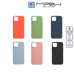 Ốp lưng tích sạch không dây đủ màu Mipow TPU & PU LEATHER dành cho iPhone 13 PROMAX  Tương thích sạc không dây, chống bám bẩn và dâu vấn tay