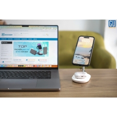 Sạc Không Dây MAZER MagSafe 2-in-1 Hybrid Wireless Charging Stand