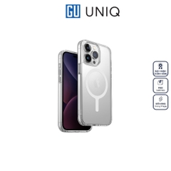 Ốp UNIQ Hybrid Magclick Charging LifePro Xtreme Cho iPhone 15 Pro Max Chống Bám Vân Tay Tương Thích Với Sạc Không Dây