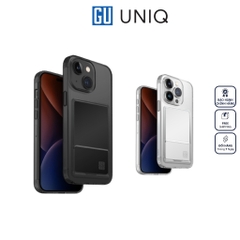 Ốp UNIQ Hybrid Air Fender Cho iPhone 15/ 15 Plus/ 15 Pro/ 15 Pro Max Có Ngăn Giữ Thẻ
