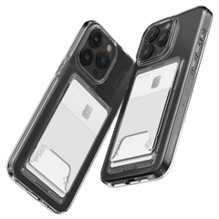 Ốp Lưng Spigen Crystal Slot Dual Dành Cho iPhone 15 Pro Max Có Khe Đựng Thẻ Tiện Dụng ACS06587