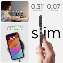 Ốp Lưng Spigen Liquid Air Dành Cho iPhone 15/15 Plus/15 Pro/15 Pro Max Mỏng Nhẹ Chống Sốc Hiệu Quả