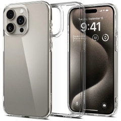 Ốp Lưng Spigen Ultra Hybrid Crystal Dành Cho iPhone 15 Pro/ 15 Pro Max Mỏng Nhẹ Nhưng An Toàn Cho Điện Thoại