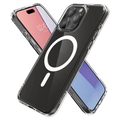 Ốp Lưng Spigen Crystal Hybrid Magfit Dành Cho iPhone 15 Pro/ 15 Pro Max Tôn Vẻ Đẹp Nguyên Bản Điện Thoại Của Bạn ACS06450