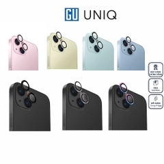 Kính UNIQ Optix Camera Lens Dành Cho iPhone 15 / 15 Plus bảo vệ ống kính khỏi bụi, trầy xước, dấu tay