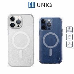 Ốp UNIQ Hybrid Magclick Charging Lumino Dành Cho iPhone 15 Pro/15 Pro Max  Tích Hợp Sạc Từ Tính