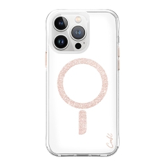 Ốp UNIQ Coehl Magnetic Charging Glace Dành Cho iPhone 15 Pro/ 15 Pro Max Tích Hợp Vòng Nam Châm Lấp Lánh Phản Chiếu