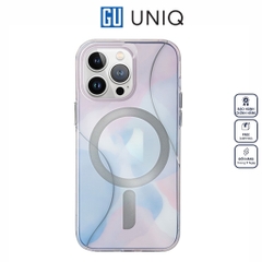 Ốp UNIQ Coehl Magnetic Charging Palette Dành Cho iPhone 15 Pro Màu Sắc Tinh Tế Và Các Điểm Nhấn Màu Bạc