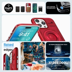 Ốp Lưng Spigen Classic C1 Magfit Dành Cho iPhone 15 Pro Max Mang Phong Cách iMac G3