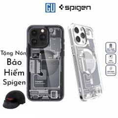 Ốp Lưng Spigen Ultra Hybride Zero One Magfit Dành Cho iPhone 15 Pro Max Lộ Bảng Bo Mạch Máy