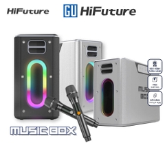 Loa Karaoke Di Động HiFuture MusicBox 100w (Kèm 2 Micro Wireless)