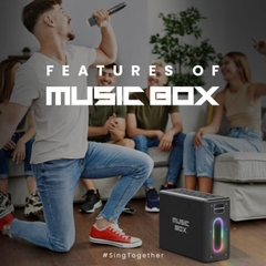 Loa Karaoke Di Động HiFuture MusicBox 100w (Kèm 2 Micro Wireless)