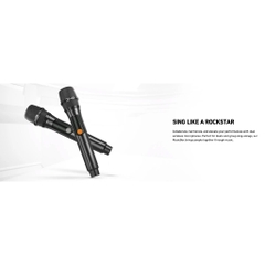 Loa Karaoke Di Động HiFuture MusicBox 100w (Kèm 2 Micro Wireless)