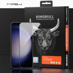 Kính Cường Lực Mipow KingBull HD Premium Silk Cho Samsung S24/ S24 Plus/ S24 Ultra