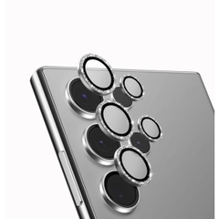 Kính Bảo Vệ Camera UNIQ Optix Cho Samsung Galaxy S24 Ultra Viền Màu Kim Loại Lấp Lánh