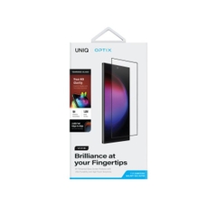 Kính Cường Lực UNIQ Optix Vivid Clear Cho Samsung Galaxy S24 Ultra Trong Trẻo Cảm Ứng Mượt Mà