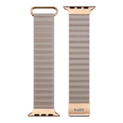 Dây LAUT Novi Luxe Cho Apple Watch Series 1~9/ SE/ Ultra 1/2 (42/44/45/49mm) Làm Từ Da Thuần Chay Mềm Mại Khóa Nam Châm