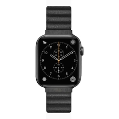 Dây LAUT Novi Luxe Cho Apple Watch Series 1~9/ SE (38/40/41mm) Làm Từ Da Thuần Chay Mềm Mại Khóa Nam Châm