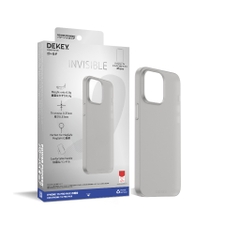 Ốp Lưng Dekey  Invisible Ultra Slim Case Cho iPhone 15 Pro Max Siêu Mỏng Vô Hình Chống Vân Tay Và Chống Trầy Xước